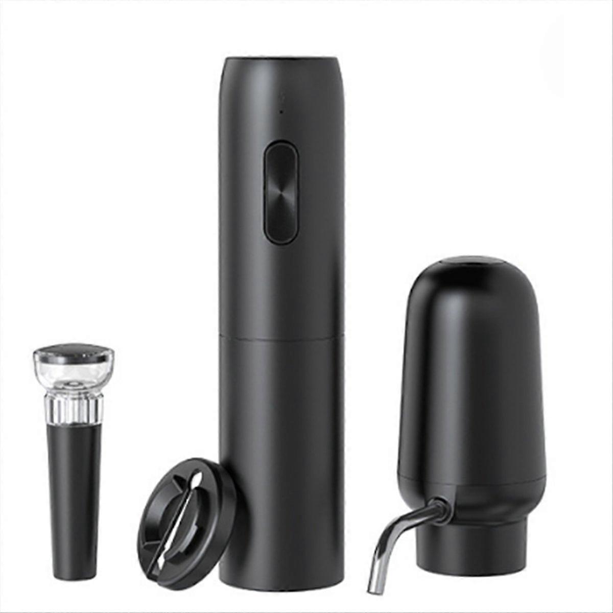 Wine Opener Set 4-In-1 Wine Set with Rechargeable Wine Opener
