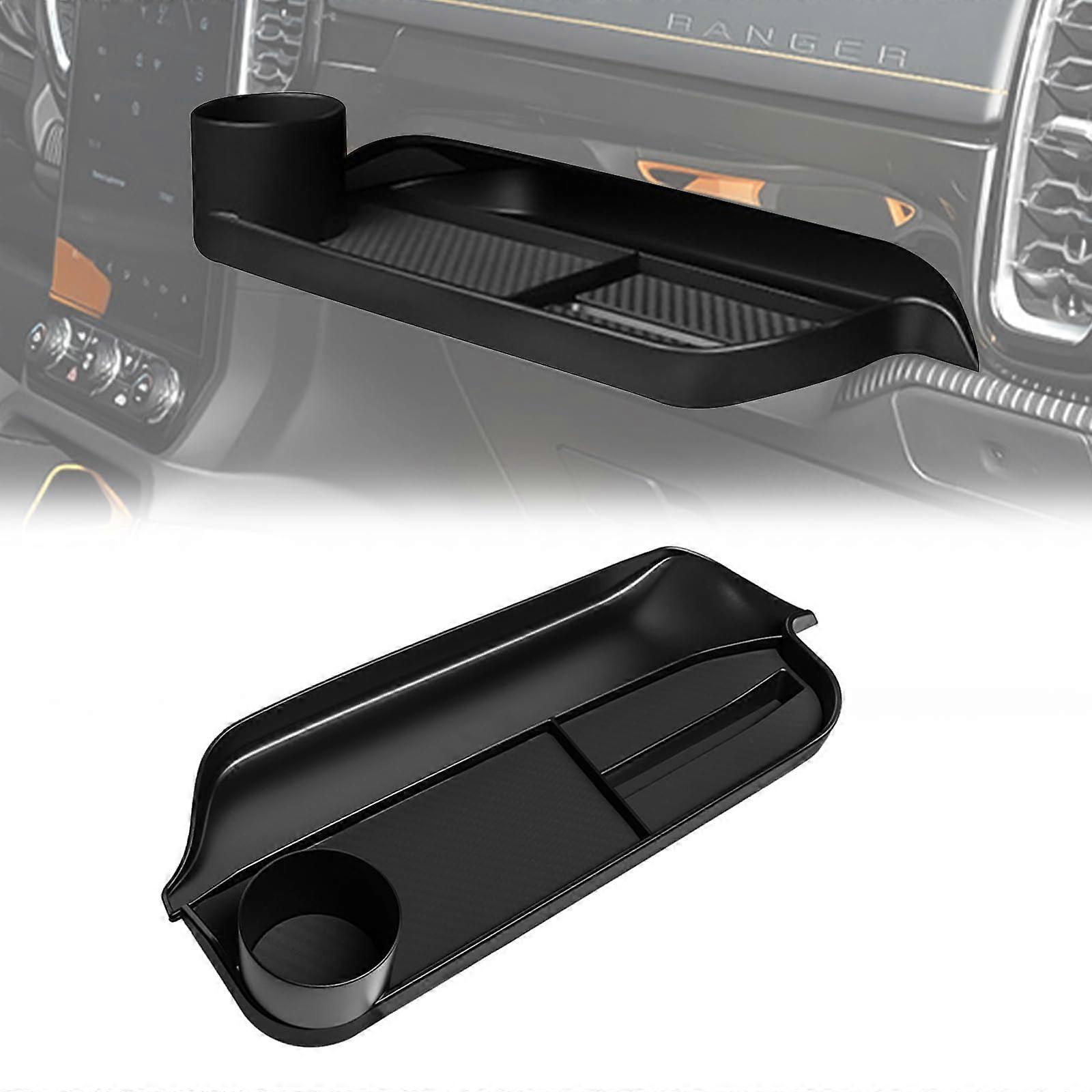 Passenger Side Storage Box Custom Fit Organizer with Cup Holder and Hook for Ford Ranger 20232025