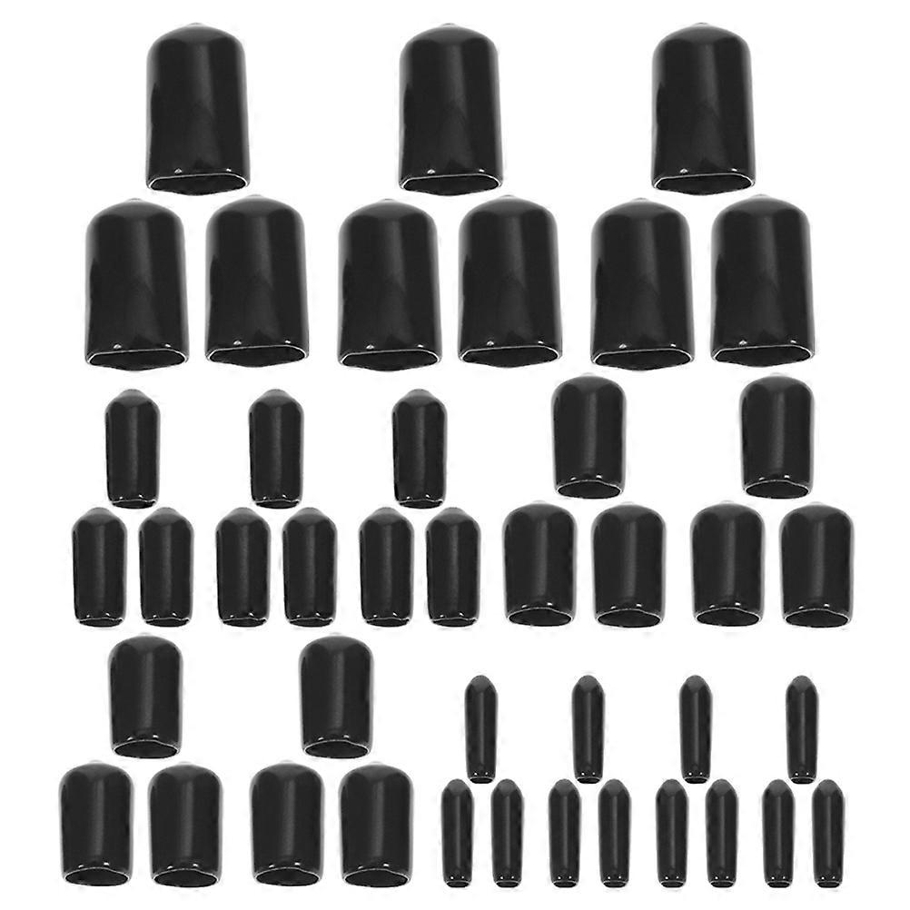 Rubber Screw Thread Protector Caps for Guard Bar 120Pcs Flexible End Covers