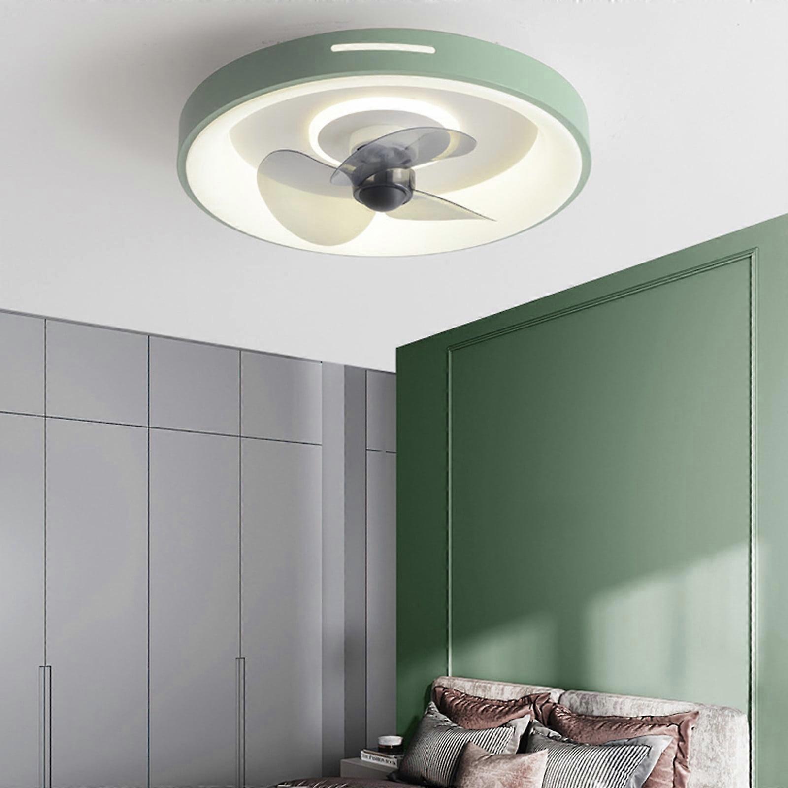 Kiplyki Flash Deals LED Invisible Ceiling Fan With Modern Dimmable Ceiling Fan With Remote Control and APP Control for Bedroom Living Room Kitchen