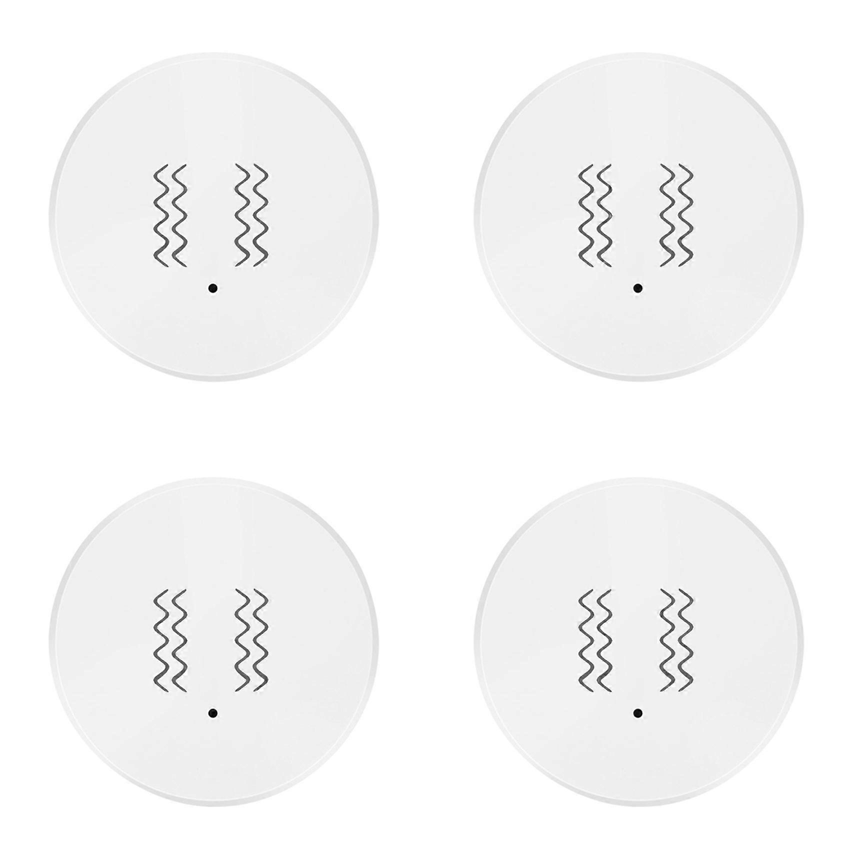 4X Tuya ZigBee Smart Vibration Sensor Real Time Monitoring Door Window Detection Alarm Smart Security Protection Sensor