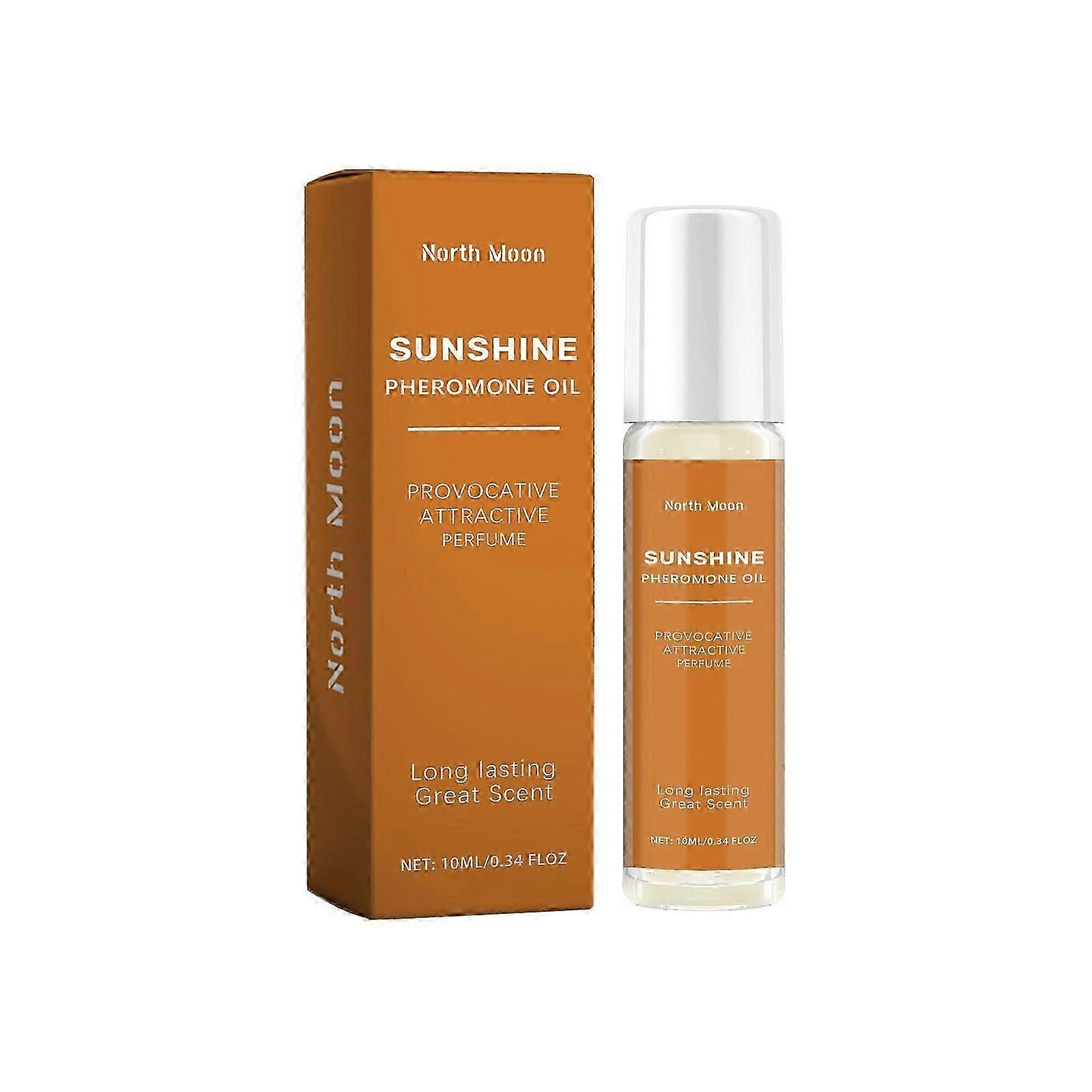 Sunshine Pheromone Oil - Long-Lasting Attraction & Confidence Enhancer with Elegant Fragrance