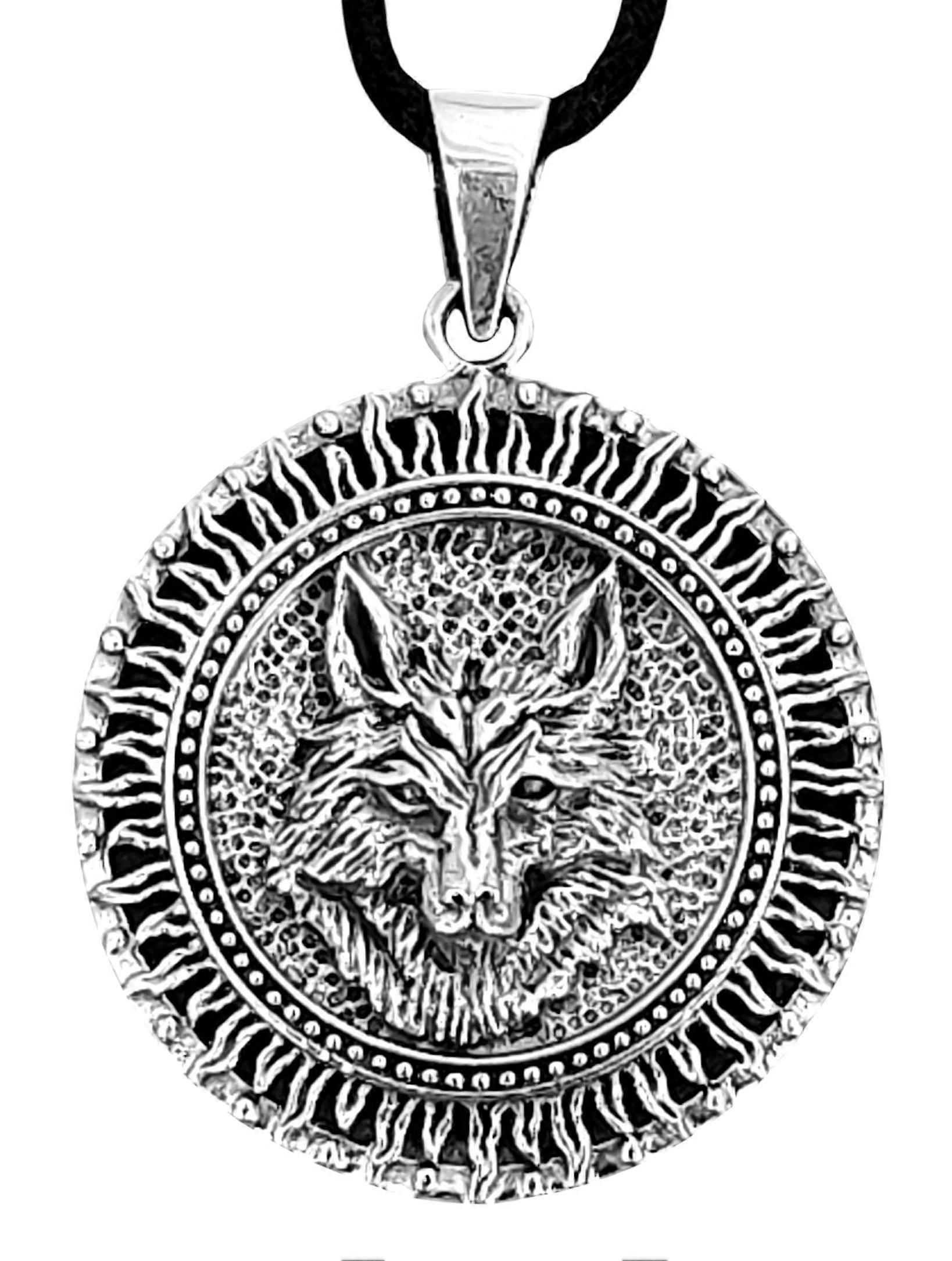Wolf's Head 394 with Snake Chain - Silver