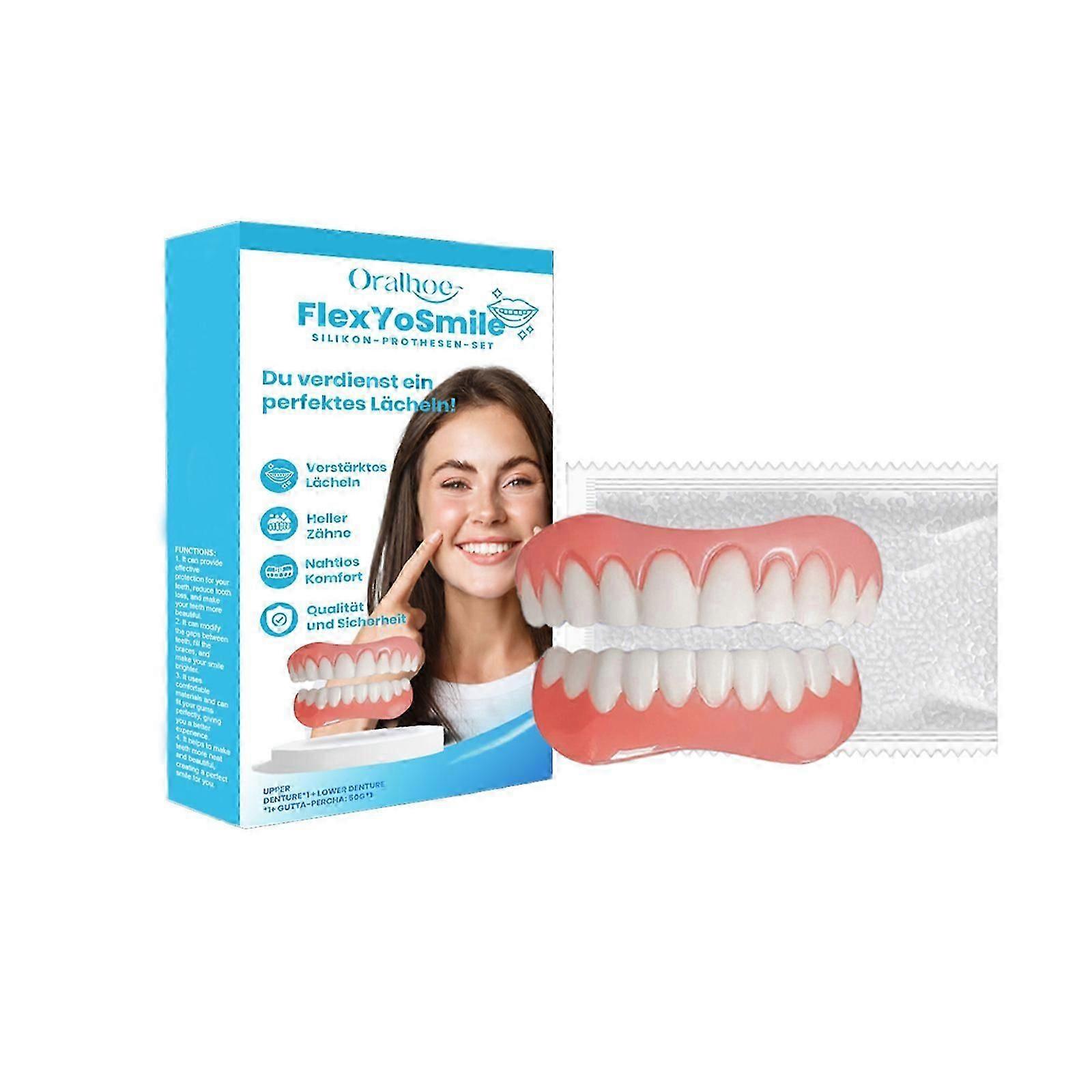 Instant Cosmetic Denture Set  Easy, Durable Smile Enhancement & Gap Repair
