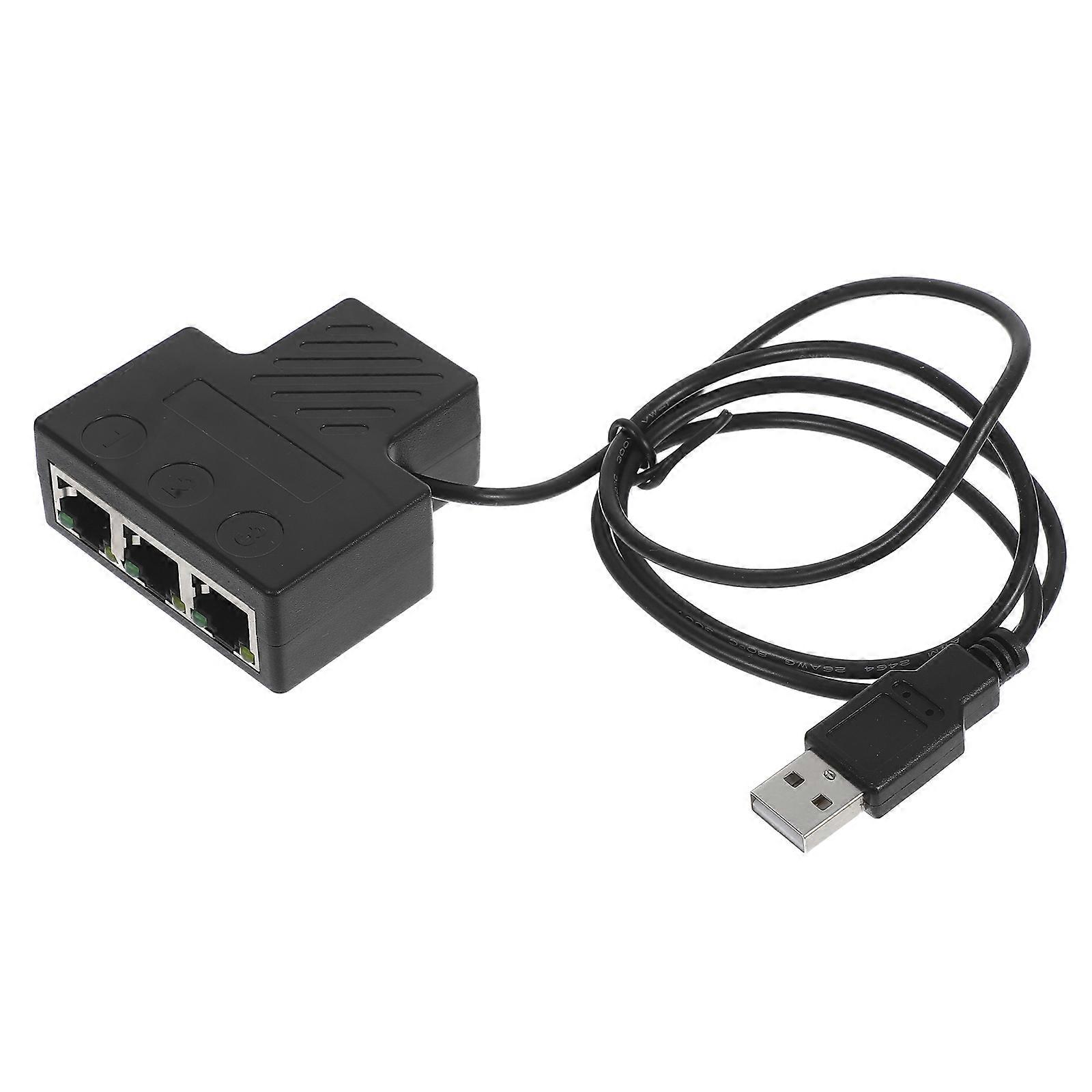Ethernet Splitter 3Pcs for High Adapter with USB Power Cable