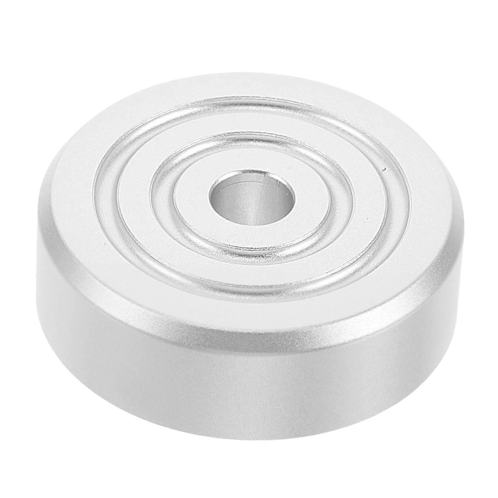 Vinyl Record Weight Stabilizer with Aluminum Build for Vibration Reduction and Precise Turntable Alignment