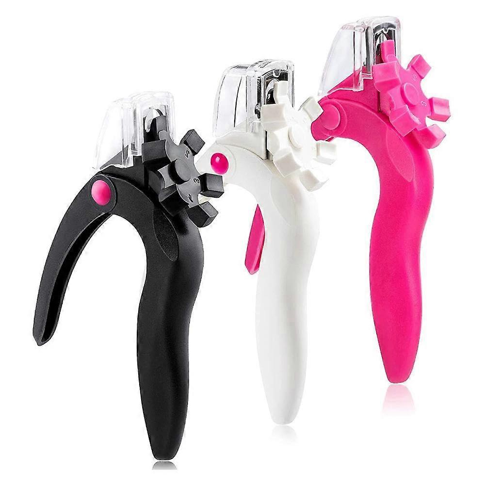 Professional Stainless Steel Nail Clipper Set 3 Pack with Adjustable Cutting Angle and Dustbin