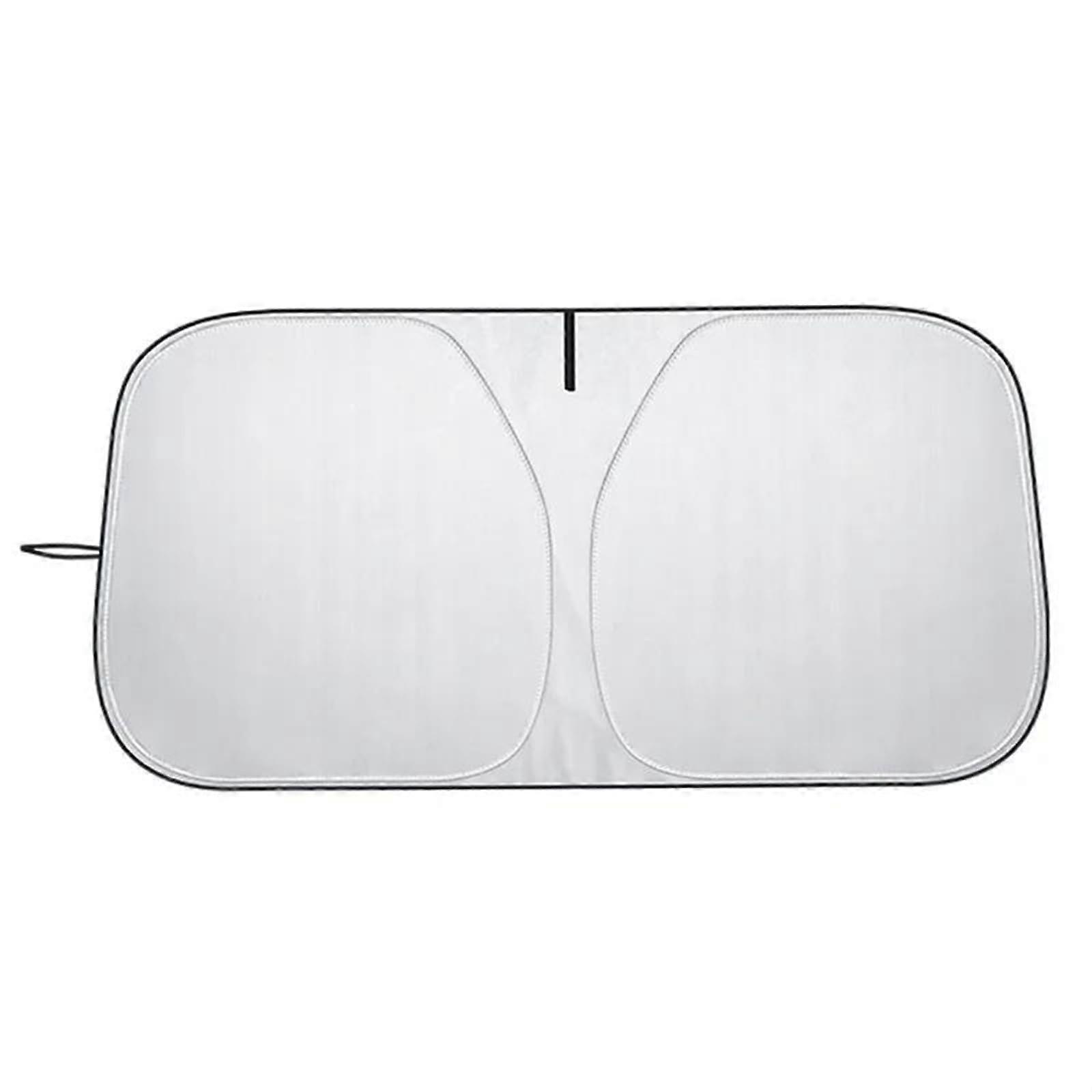 Car Windshield Sun Shade with UV Protection, Foldable Heat Reflective Front Window Cover Small