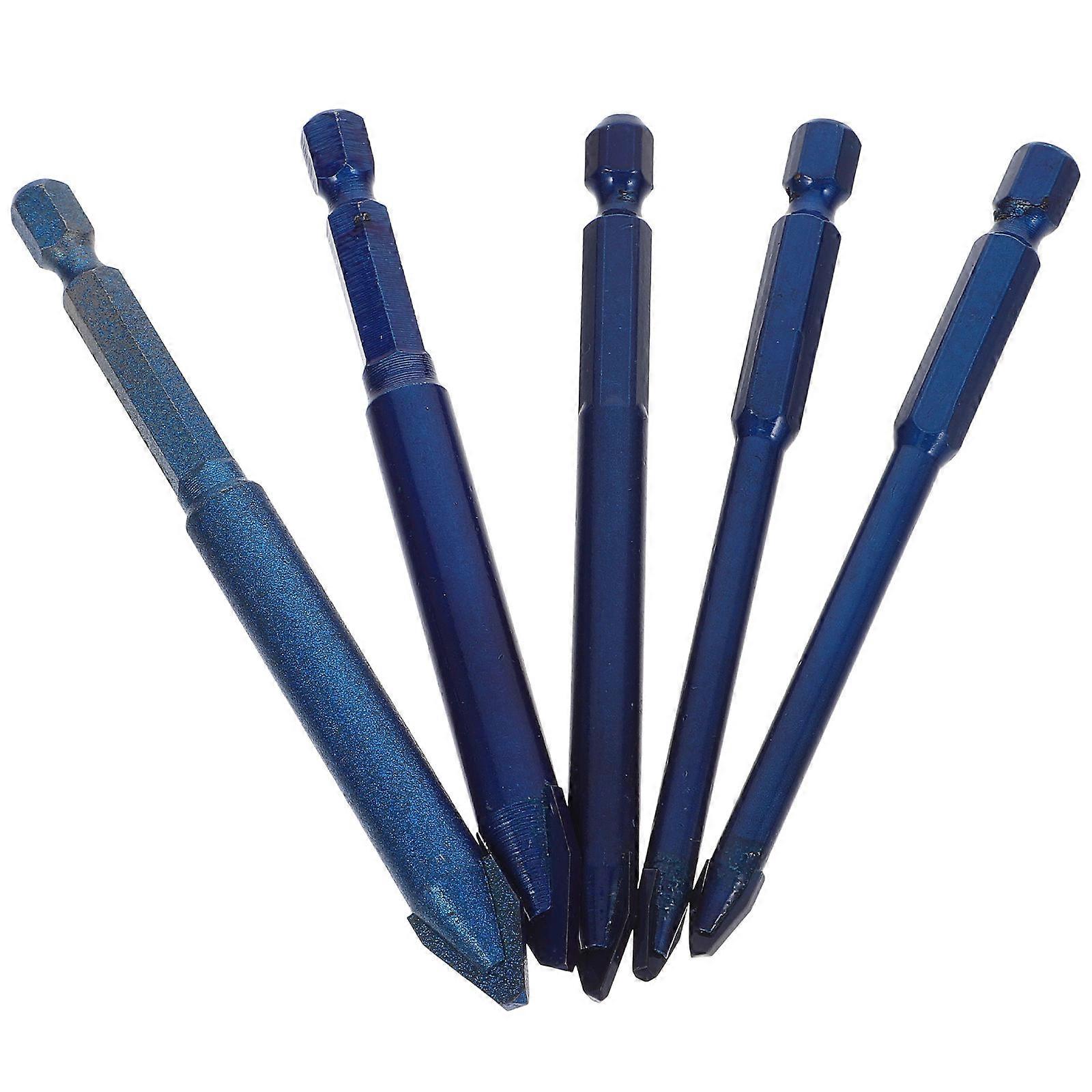 Concrete Drill Bit Set for Drilling 5Pcs Eccentric Metal Bits