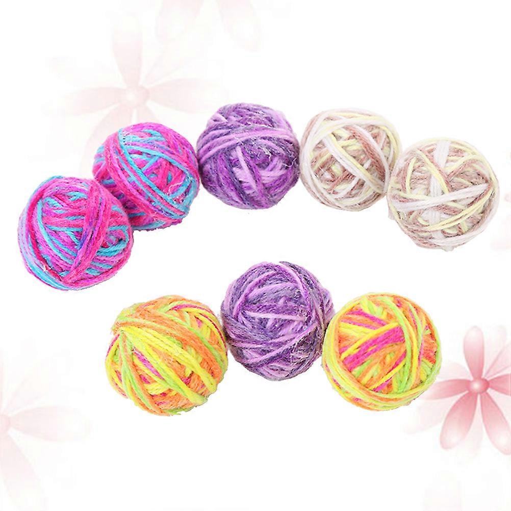 Cat Toys Interactive Balls for Catching 5Pcs Pack Assorted