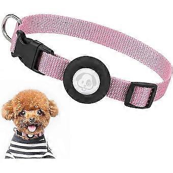 Collar ajustable para perro 25-26 con hebilla de seguridad y soporte para Airtag