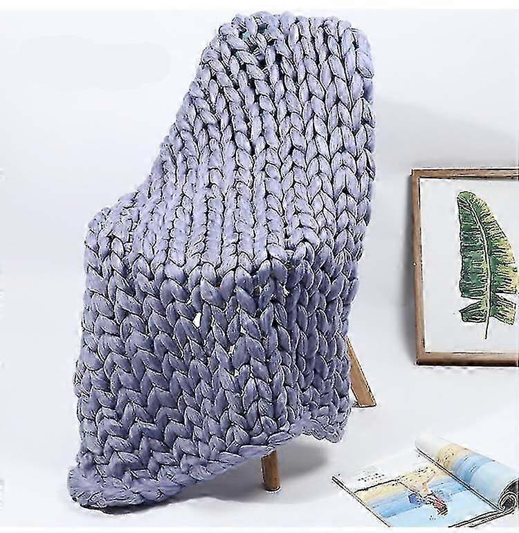 8 Cm Lar Chunky Knitted Thick , Yarn Woolen Throw Sofa