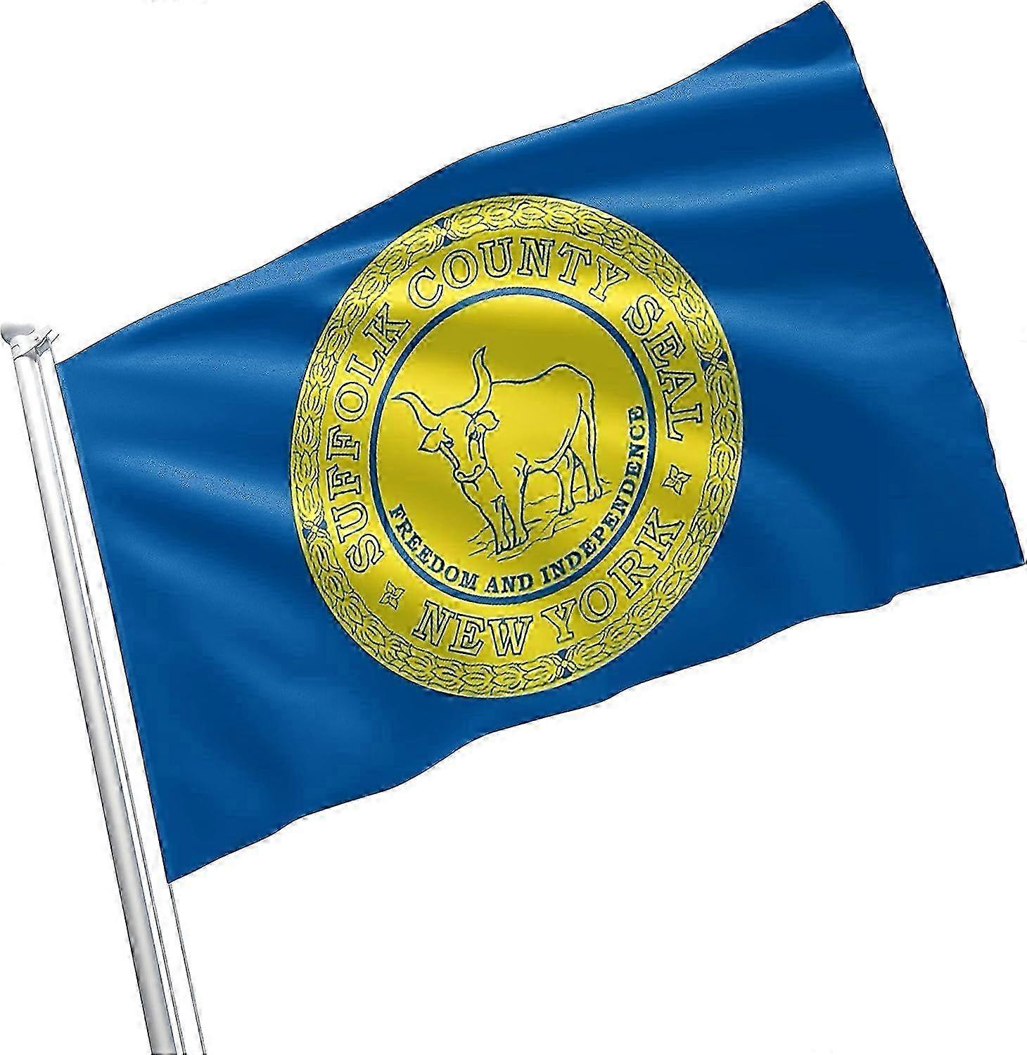 Suffolk County New York Flag Qi 1360