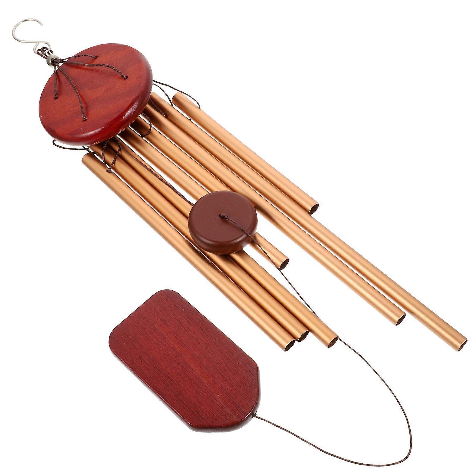 Aluminum Wind Chime with Soothing Tones for Outdoor Decor and Housewarming Gift 10.5 Inches