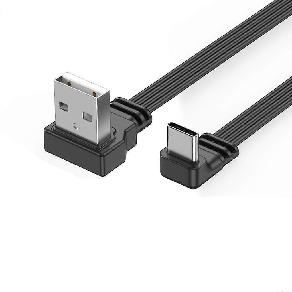 USB C Fast Charging Cable 2A with 90° Elbow, 480Mbps Data Transfer, 30100cm Durable Design