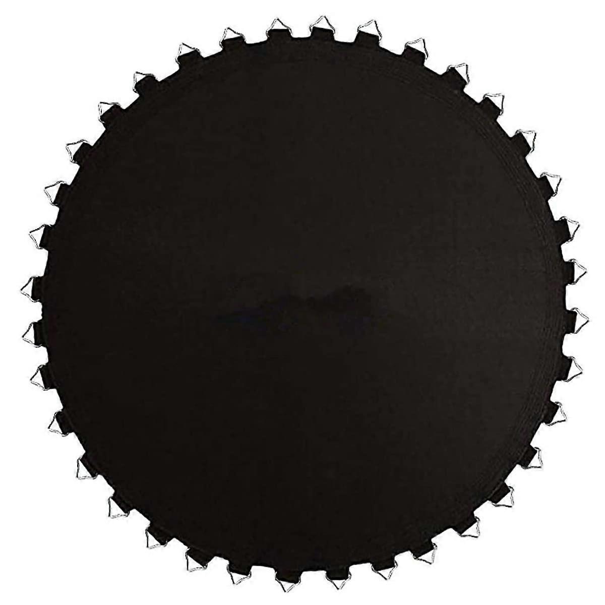 15ft Trampoline Replacement Mat with VRings, Heavy Duty UVResistant Jumping Mat, Black