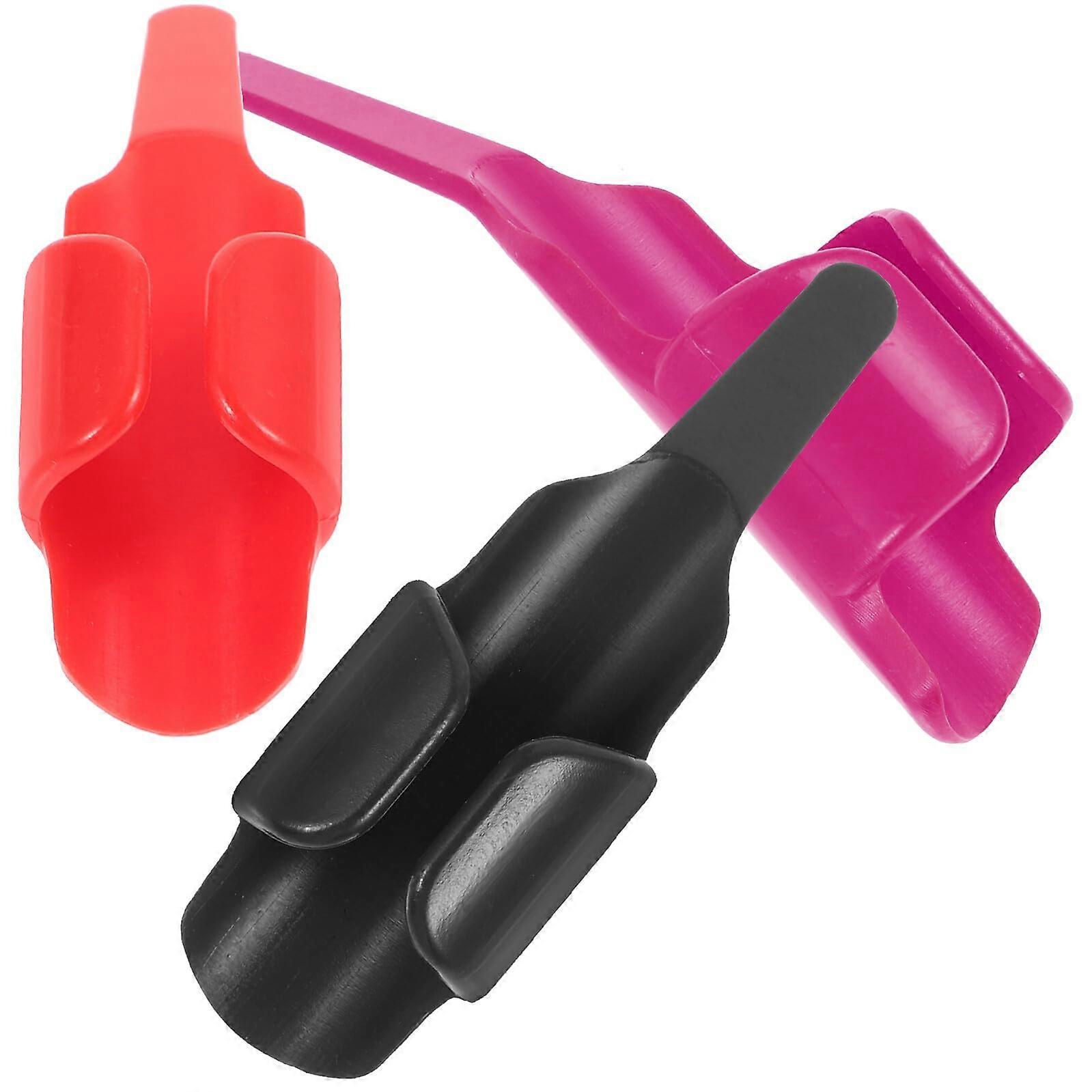 3Pcs Sewing Finger Protector Ergonomic Plastic Guard for Knitting Embroidery Seam Pressing