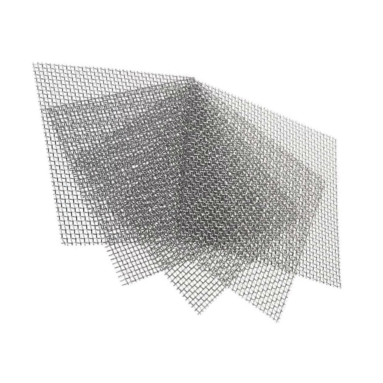 5pcs WearResistant Stainless Steel Aquarium Moss Mesh Pads Bendable Net Screen Replaceable