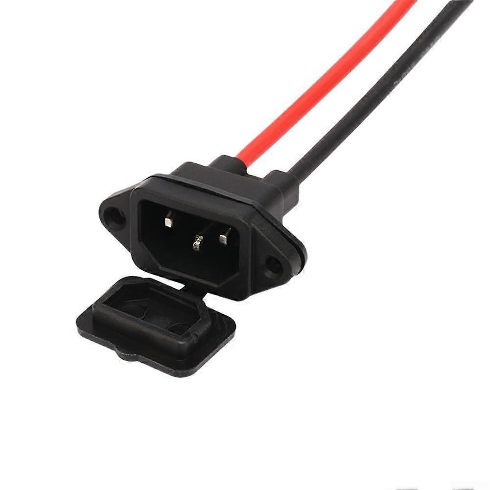 XT60 XT90 to 3 Pin Power Socket Cable 10AWG  Current Lithium Battery Charger for EBike