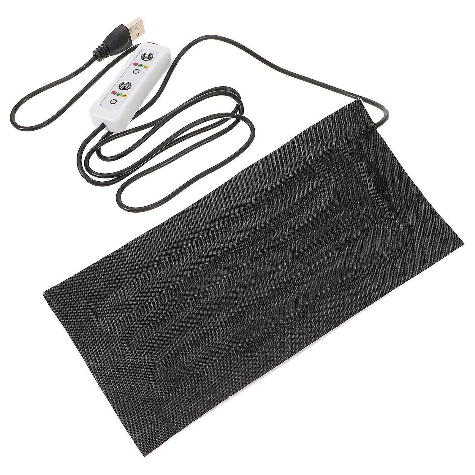 USB Adjustable Heater Practical Heating Mat Heat Pad USB Curing Mat for Plant Germination