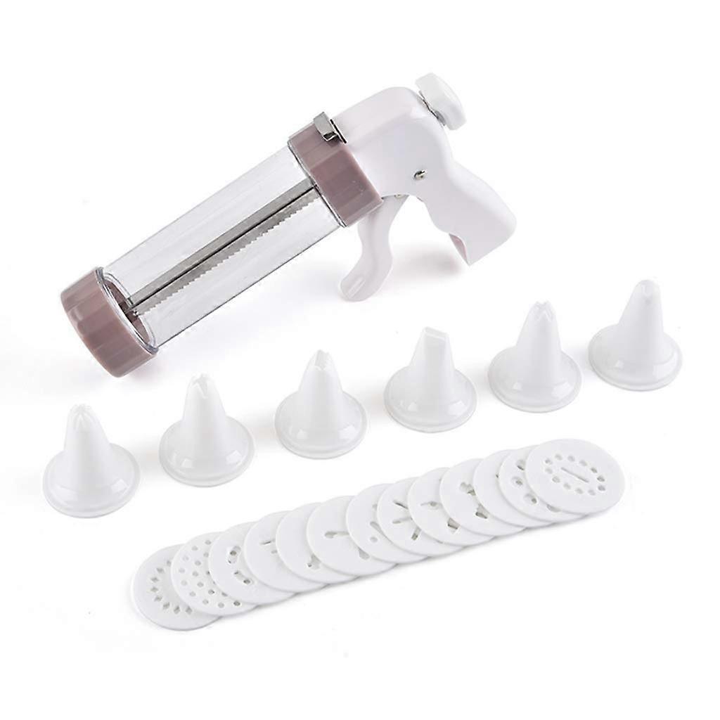 Cake Decorating Syringe with Nozzles Cookie Press Set for Baking Cakes and Biscuits