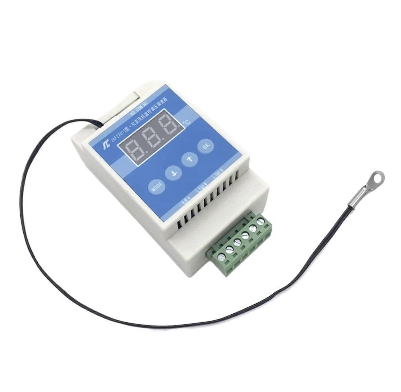 Temperature Control Sensor and Fan Speed Controller AC 220V for Cabinets HVAC Energy Efficient