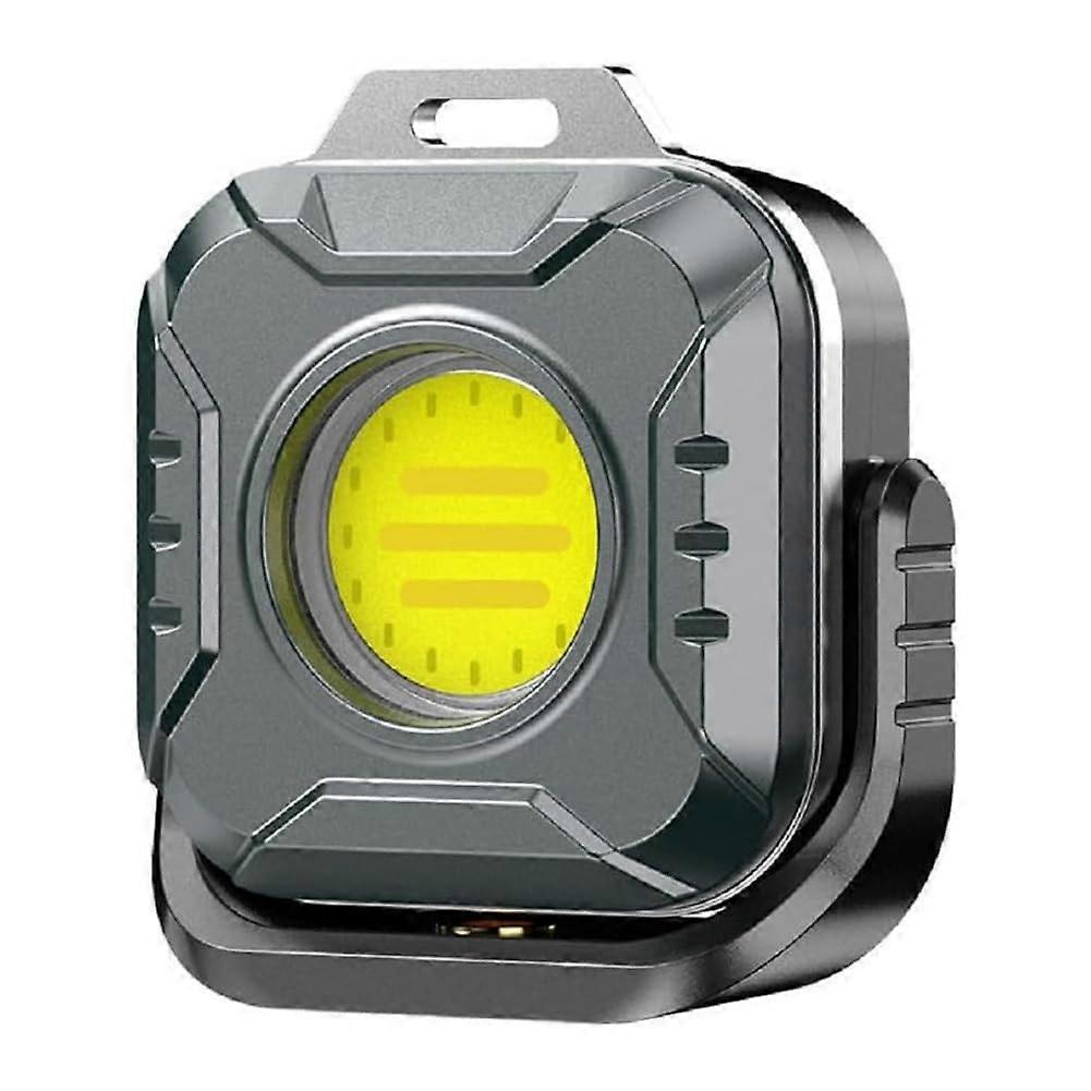 LED Work Light Rechargeable COB with 6 Modes, 4 Colors, Magnetic Base for Camping, Car
