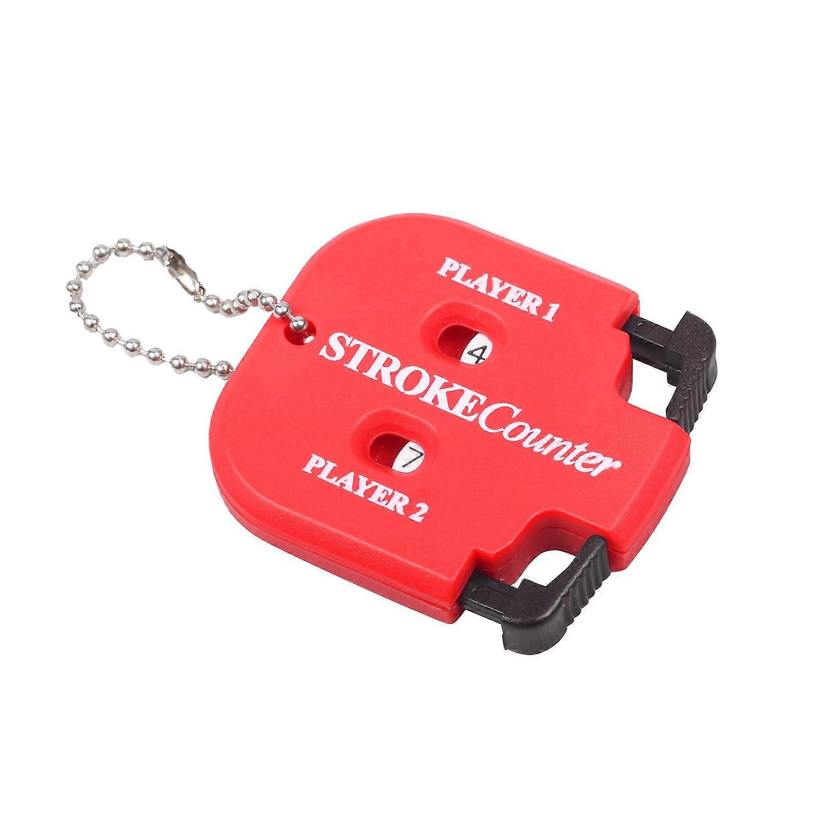 Golf Score Counter with Keychain for Easy Stroke Tracking in Games and Practice