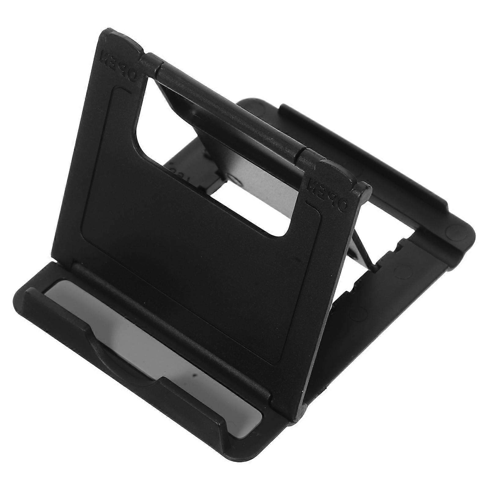 Phone Stand Tablet Holder Foldable Multi-Angle Cradle for Phone Black