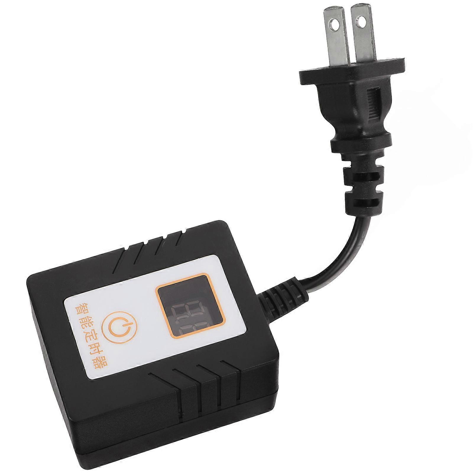 Fish Tank Light Timer Plastic Accessory for Convenient Time Control 2Pcs