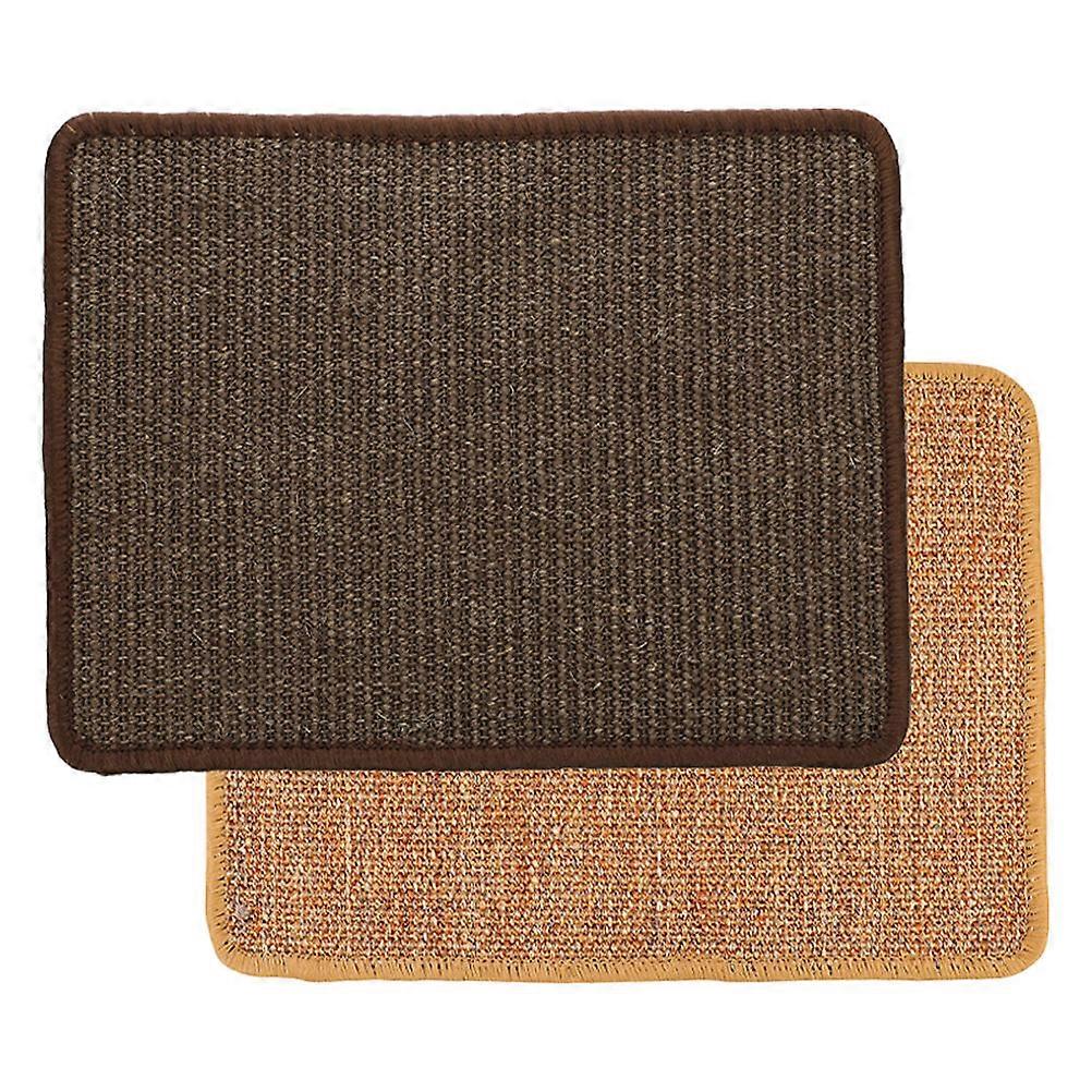 Cat Scratch Pad Sisal Cat Scratching Board for Scratching 2Pcs Set
