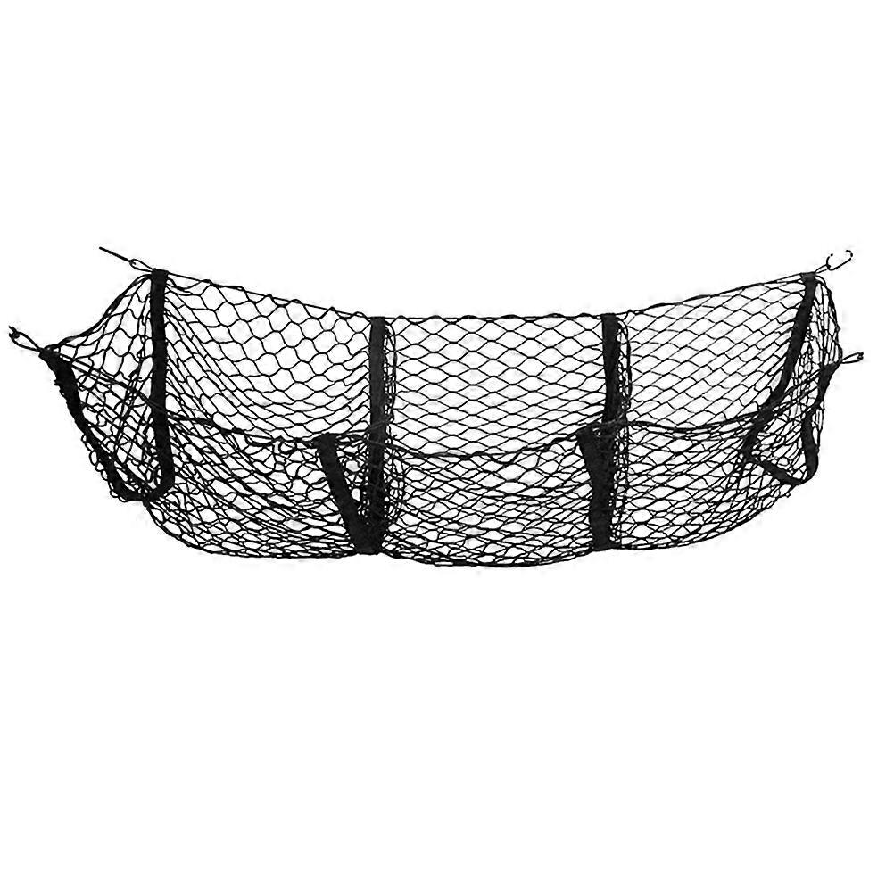 Car Cargo Net Car Trunk Organizer for Storage Use Black Polyester