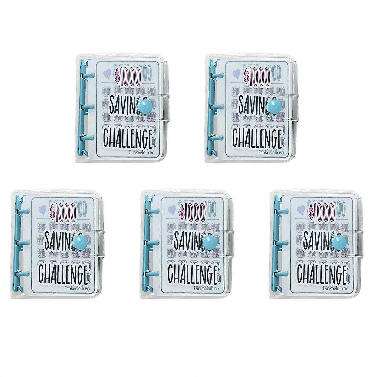 Money Saving Binder, Savings Challenges Book with Envelopes