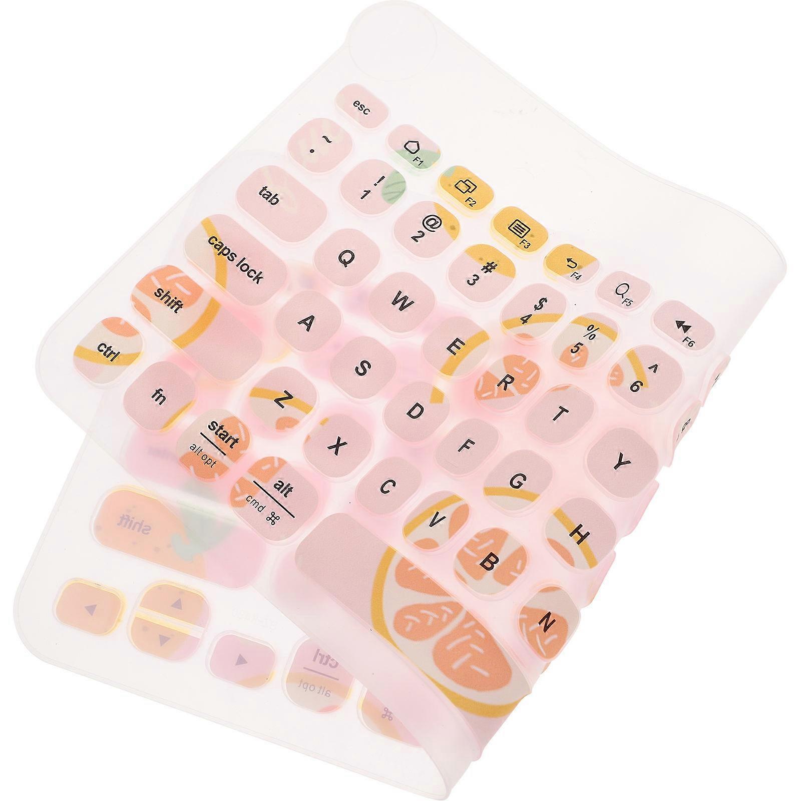 Keyboard Cover Laptop Keyboard Protector Skin for Decoration 2Pcs