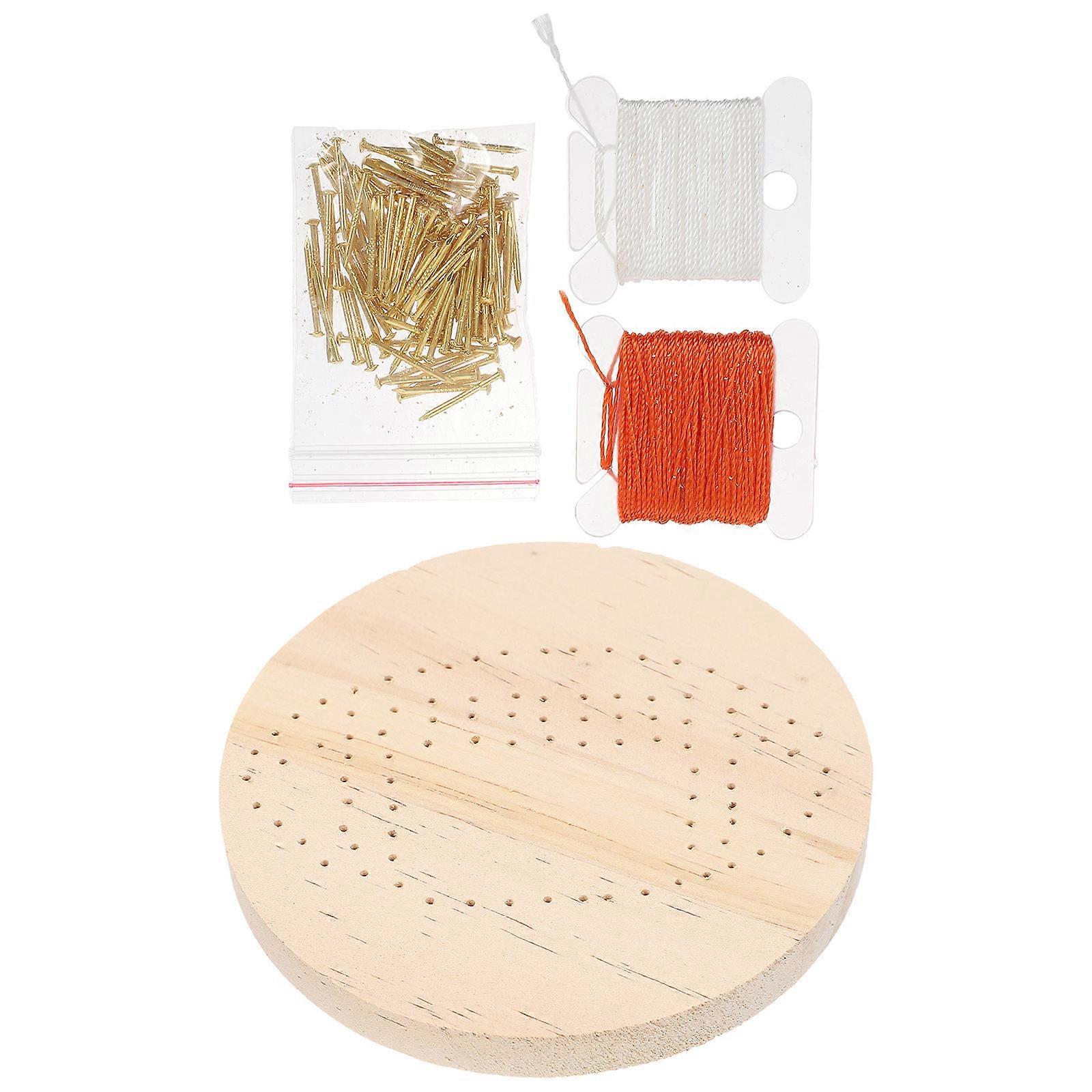 DIY Nail String Painting Kit Winding Drawing Material for Craft 1Set