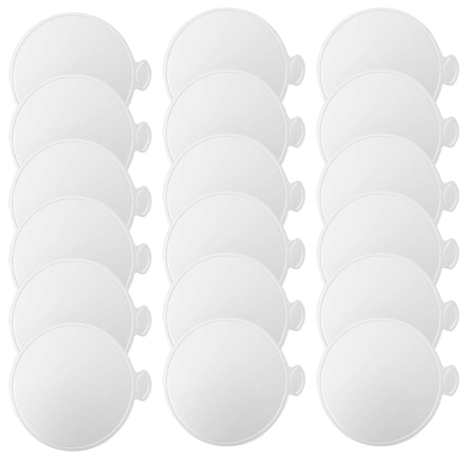 Egg Cake Boards for Baking 100Pcs Silver Cake Bases Practical Use