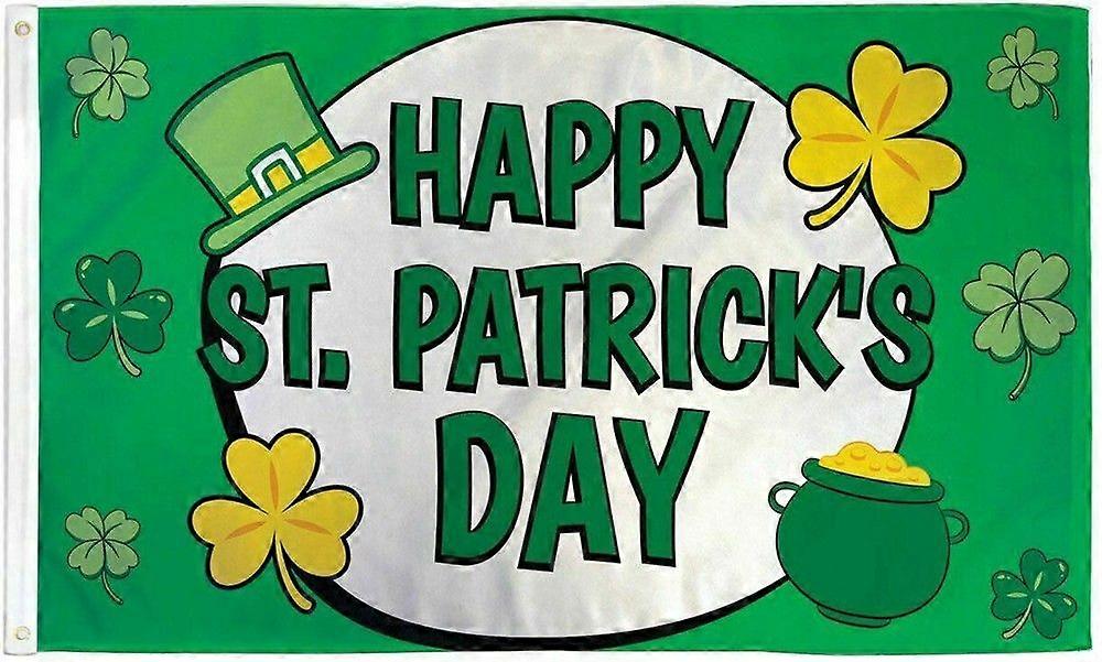 Gratulerer med St. Patricks dag-flagg IS0737