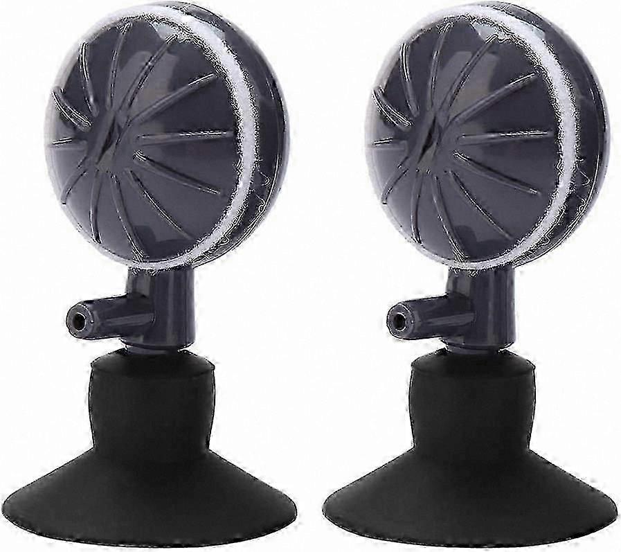 2-Pack Adjustable Air Stone Diffuser with Suction Cups compatible with Aquarium Oxygenation and Hydroponic Systems