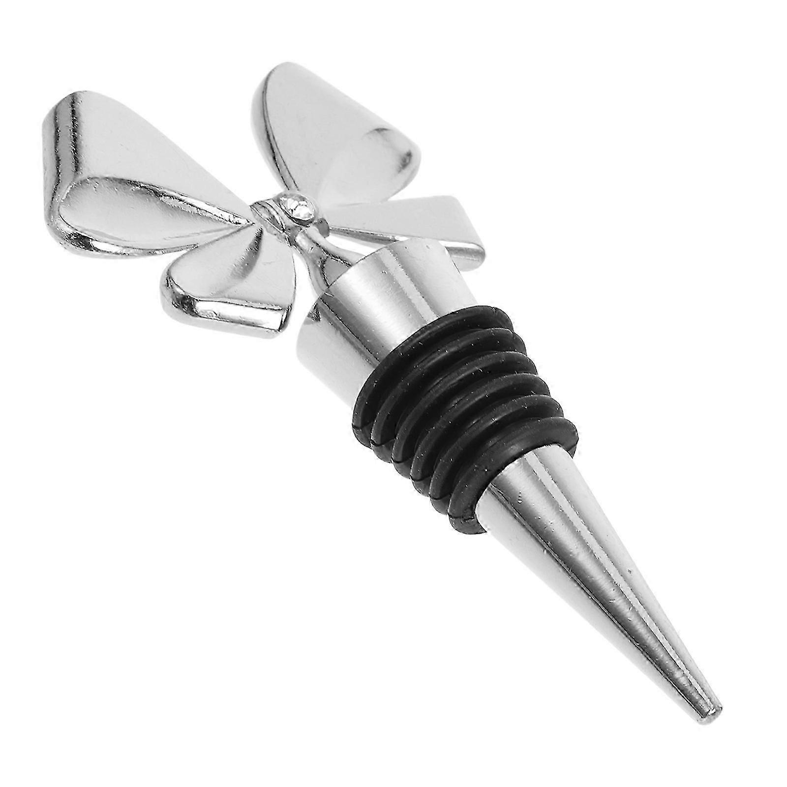 Red Bowknot Design for Reusable Saver Silver