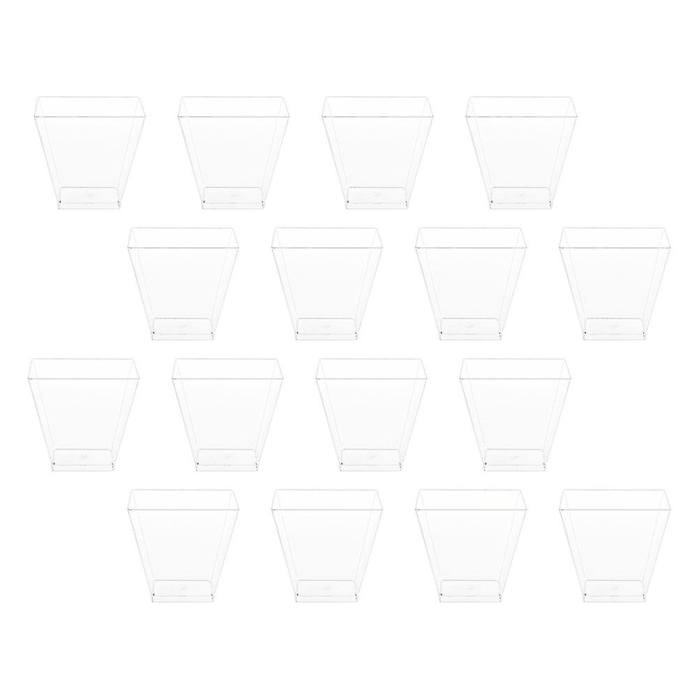 Household Tiramisu Cup Multi-Function Pudding Cup for 100Pcs Transparent