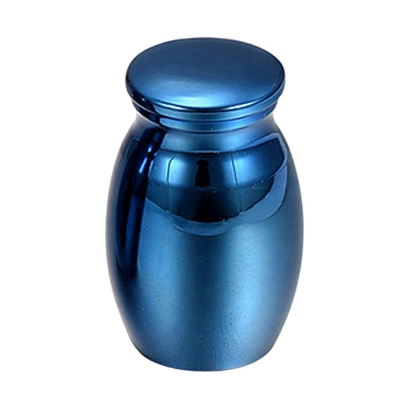 Decorative Pet Ash Container Cat Pattern Memorial Urn for Small Pets