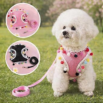 Pet Cat Harness Vest Walking Lead Leash For Cat Puppy Dogs Collar Adjustable Uk