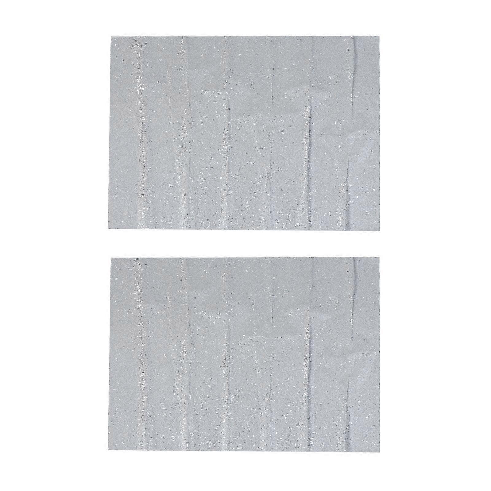 Decorative Glitter Paper compatible with Gift Wrapping Packaging 2Pcs Silver