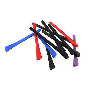 Spectacles Leg Sleeve Silicone Non Slip Cover for Glasses Use 10Pairs