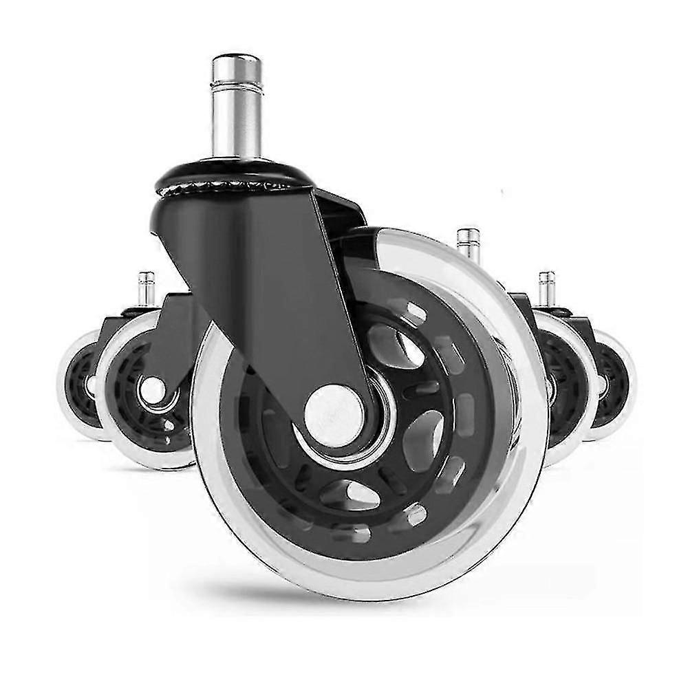 Transparent Furniture Casters Durable Hardware Replacement Soft Safe Rollers