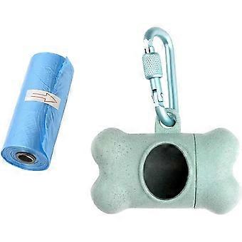 Dog Poop Bags Dispenser Dog Poop Pickup Bags Holder Pet Waste Bags Dispenser with Biodegradable Poo Bags for Pet Dogs