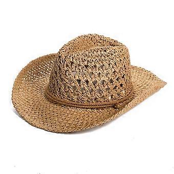 Mountaineering Visor Fishing Cowboy Sun Big Eave Hat Summer Men's Hat Men's Outdoor Travel Straw Hat