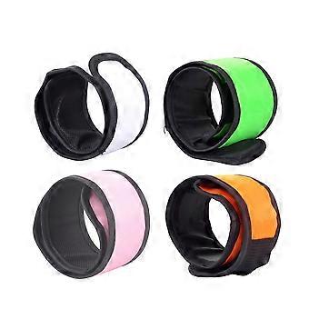 Snap Bracelets LED Glow Wristbands for Outdoor Safety 12Pcs Bangle Set