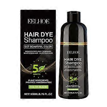 Black Hair Shampoo, 2 Pieces, Naturally Moisturizing, Coloring for Smooth and Shiny Hair