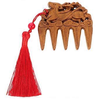 Scalp Caring Comb Wide Tooth Comb Wooden for Massage 5Pcs Collection